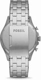Fossil Forrester Chronograph Blue Dial Silver Steel Strap Watch for Men - FS5605 Authentic Buy Shop Now