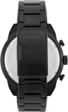 Fossil Bronson Chronograph Black Dial Black Steel Strap Watch for Men - FS5712 Authentic Buy Shop Now