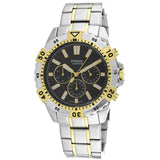 Fossil Garrett Analog Black Dial Two Tone Steel Strap Watch for Men - FS5771 Authentic Buy Shop Now