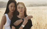 Calvin Klein Full Moon Black Dial Black Leather Strap Watch for Women - K8Y231C1 Authentic Buy Shop Now