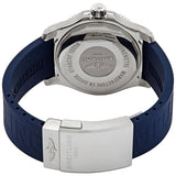 Breitling Superocean 44mm Automatic Blue Dial Blue Rubber Strap Watch for Men - A17367D81C1S2 Authentic Buy Shop Now