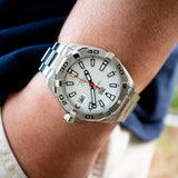 Tag Heuer Aquaracer Automatic White Dial Silver Steel Strap Watch for Men - WBD2111.BA0928 Authentic Buy Shop Now