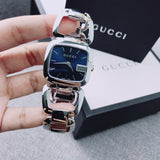 Gucci G Gucci Blue Dial Silver Steel Strap Watch For Women - YA125405 Authentic Buy Shop Now