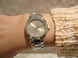 Tag Heuer Link Quartz Brown Dial Silver Steel Strap Watch for Women - WBC131E.BA0649 Authentic Buy Shop Now