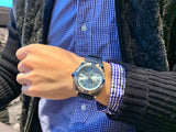 Breitling Super Chronomat Automatic 38 Diamonds Blue Dial Blue Rubber Strap Watch for Women - A17356531C1S1 Authentic Buy Shop Now