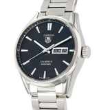 Tag Heuer Carrera Calibre 5 Automatic Black Dial Silver Steel Strap Watch for Men - WAR201A.BA0723 Authentic Buy Shop Now