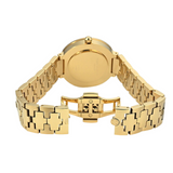 Tory Burch Reva Gold Dial Gold Steel Strap Watch for Women - TBW4025 Authentic Buy Shop Now
