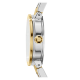 Tory Burch Reva Gold Dial Two Tone Steel Strap Watch for Women - TBW4027 Authentic Buy Shop Now