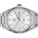 Tag Heuer Carrera Calibre 5 Automatic White Dial Silver Steel Strap Watch for Men - WAR201B.BA0723 Authentic Buy Shop Now