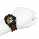 Gucci Dive Tiger Blue and Red Dial Blue Red Blue Nylon Strap Watch For Men - YA136215 Authentic Buy Shop Now