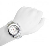 Gucci G Chrono Chronograph White Dial Silver Steel Strap Watch For Men - YA101339 Authentic Buy Shop Now