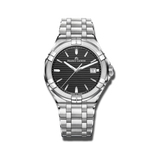 Maurice Lacroix Aikon Venturer Black Dial Silver Steel Strap Watch for Men - AI1008-SS002-331-1 Authentic Buy Shop Now