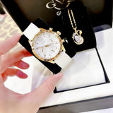 Guess Marina Multifunction White Dial White Rubber Strap Watch for Women - W1025L5 Authentic Buy Shop Now