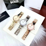 Movado Edge Rose Gold Dial Rose Gold Steel Strap Watch for Women - 3680013 Authentic Buy Shop Now