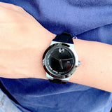 Movado Bold Fusion Black Dial Black Rubber Strap Watch for Men - 3600626 Authentic Buy Shop Now
