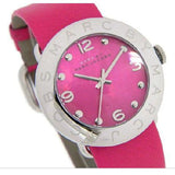 Marc Jacobs Amy Pop Pink Dial Pink Leather Strap Watch for Women - MBM1286 Authentic Buy Shop Now