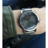 Michael Kors Norie Grey Dial Silver Stainless Steel Strap Watch for Women - MK3559 Authentic Buy Shop Now