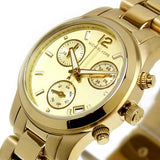 Michael Kors Runway Gold Dial Gold Steel Strap Watch for Women - MK5384 Authentic Buy Shop Now