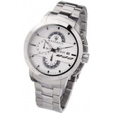 Maserati Ingegno Chronograph White Dial Silver Steel Strap Watch For Men - R8873619004 Authentic Buy Shop Now