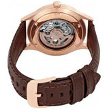 Emporio Armani Meccanico White Dial Brown Leather Strap Watch For Men - AR1920 Authentic Buy Shop Now