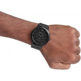 Emporio Armani Renato Chronograph Black Dial Black Mesh Bracelet Watch For Men - AR2498 Authentic Buy Shop Now