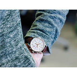 Hugo Boss Jet White Dial Brown Leather Strap Watch for Men - 1513280 Authentic Buy Shop Now
