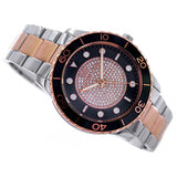 Michael Kors Runway Quartz Black Dial Two Tone Steel Strap Watch For Women - MK6960 Authentic Buy Shop Now