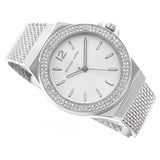 Michael Kors Lennox Three-Hand Silver Dial Silver Steel Strap Watch For Women - MK7337 Authentic Buy Shop Now