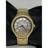 Michael Kors Kerry Mother of Pearl Dial Gold Steel Strap Watch for Women - MK3396 Authentic Buy Shop Now
