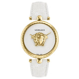 Versace Palazzo Empire White Dial White Leather Strap Watch for Women - VCO040017 Authentic Buy Shop Now