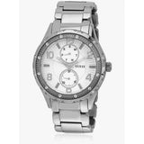 Guess Siren White Dial Silver Steel Strap Watch for Women - W0442L1 Authentic Buy Shop Now