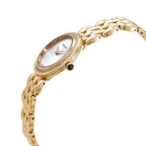 Versace V Flare Diamonds Silver Dial Gold Steel Strap Watch for Women - VEBN00918 Authentic Buy Shop Now