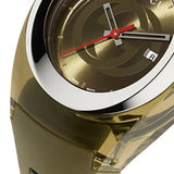 Gucci Sync XXL Quartz Brown Dial Brown Leather Strap Watch For Men - YA137106 Authentic Buy Shop Now