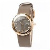 Marc Jacobs Amy Grey Dial Grey Leather Strap Watch for Women - MBM1287 Authentic Buy Shop Now