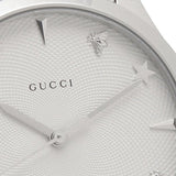 Gucci G Timeless White Dial Silver Steel Strap Watch For Women - YA1264028A Authentic Buy Shop Now