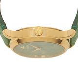 Gucci G Timeless Quartz Green Dial Green Leather Strap Watch For Women - YA1264099 Authentic Buy Shop Now