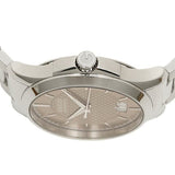 Gucci G Timeless Automatic Brown Dial Silver Steel Strap Watch For Women - YA126431A Authentic Buy Shop Now