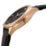Gucci GG2570 Quartz Black Dial Black Leather Strap Watch For Women - YA142509 Authentic Buy Shop Now