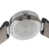 Gucci G Interlocking Black Dial Black Leather Strap Watch For Women - YA133301 Authentic Buy Shop Now