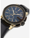 Gucci G Chrono Black Dial Black Leather Strap Watch For Men - YA101203 Authentic Buy Shop Now