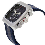 Gucci Coupe Chronograph Blue Dial Two Tone NATO Strap Watch for Men - YA131203 Authentic Buy Shop Now