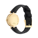 Gucci Diamantissima Mother of Pearl Dial Black Leather Strap Watch For Women - YA141505 Authentic Buy Shop Now