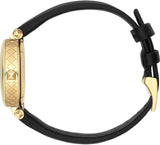 Gucci Diamantissima Mother of Pearl Dial Black Leather Strap Watch For Women - YA141505 Authentic Buy Shop Now