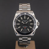 Gucci Dive Quartz Black Dial Silver Steel Strap Watch For Men - YA136301A Authentic Buy Shop Now