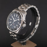 Gucci Dive Quartz Black Dial Silver Steel Strap Watch For Men - YA136301A Authentic Buy Shop Now