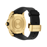 Gucci Dive Quartz Black Dial Black Rubber Strap Watch For Men - YA136219 Authentic Buy Shop Now