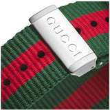 Gucci Dive White Dial Red & Green Nylon Strap Watch For Men - YA136207 Authentic Buy Shop Now