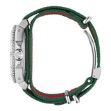 Gucci Dive White Dial Red & Green Nylon Strap Watch For Men - YA136207 Authentic Buy Shop Now
