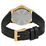 Gucci G Timeless Quartz Black Dial Black Leather Strap Watch For Women - YA126581A Authentic Buy Shop Now