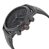 Gucci G Timeless Chronograph Black Dial Black Leather Strap Watch For Men - YA126244 Authentic Buy Shop Now